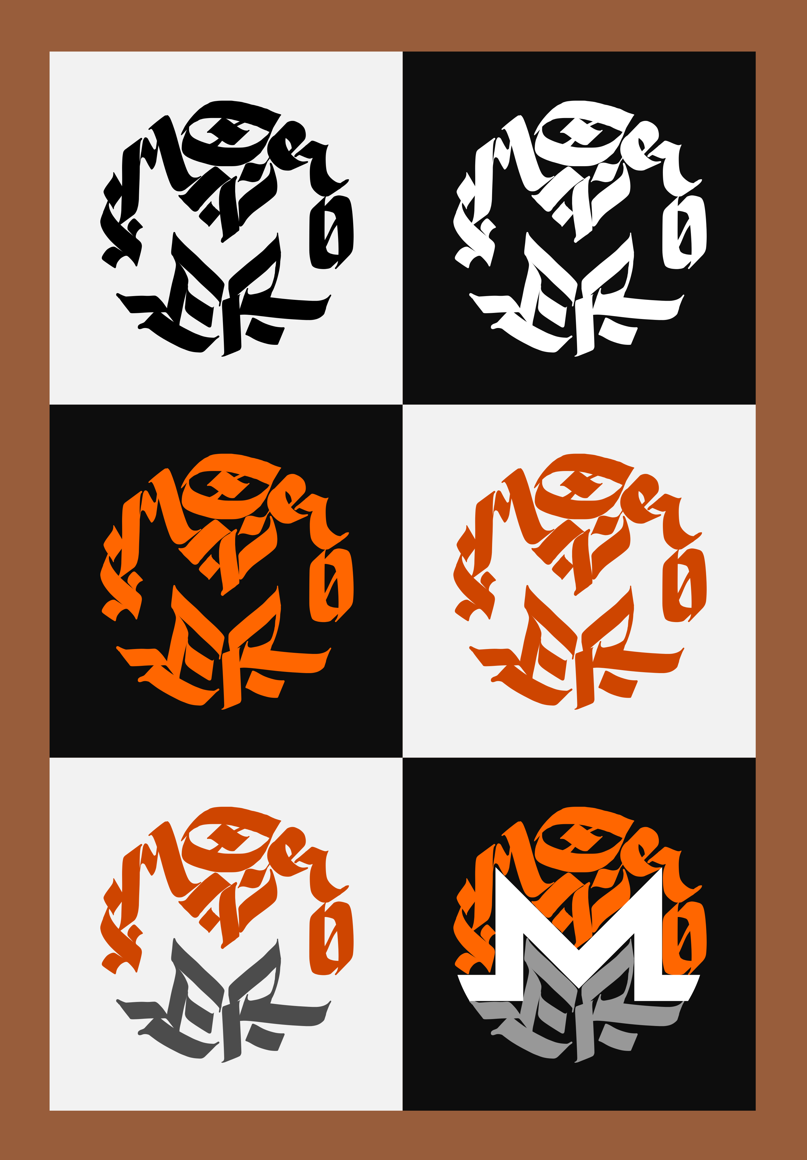 Files for printing artistic Monero merchandise
